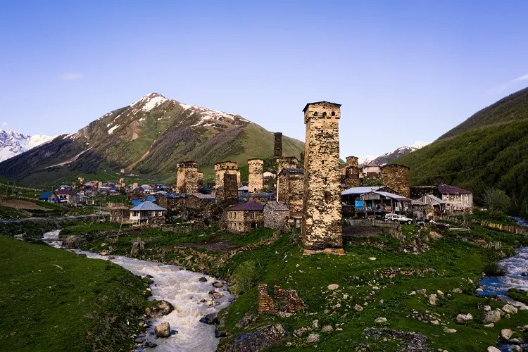 منظره ای از طبیعت گرجستان