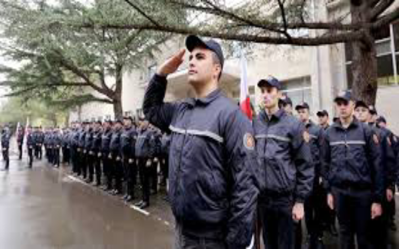 آغاز به کار ۶۰ افسر نظم عمومی در شهر قدیم تفلیس