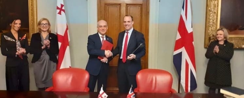 گرجستان و انگلستان توافقنامه استراتژیک را امضا کردند