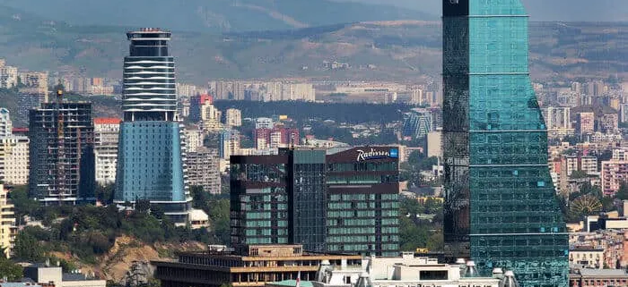 نمایی از برج های کشور گرجستان در سال 2024